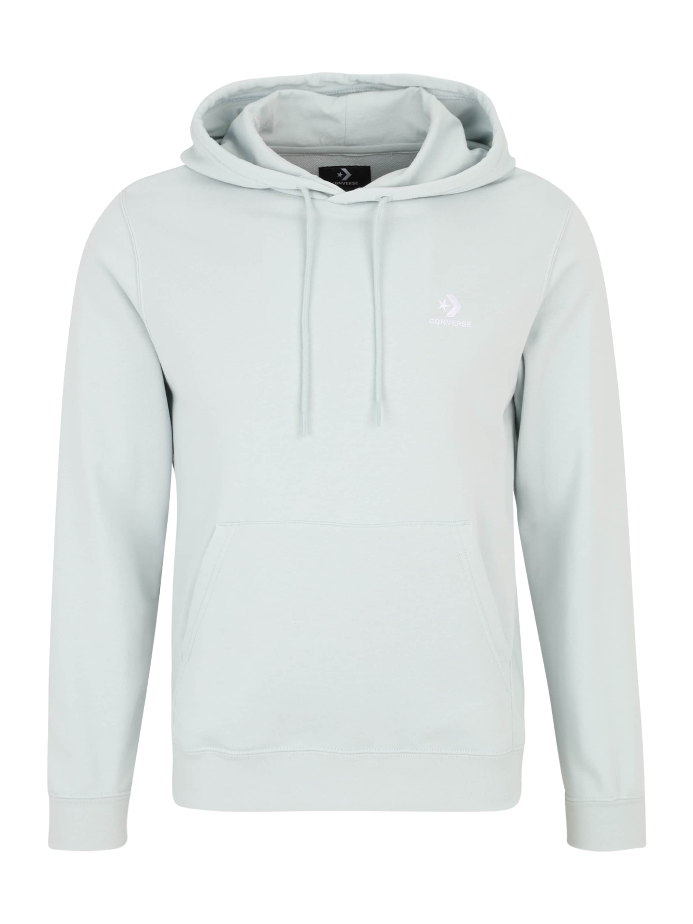 CONVERSE Mikina – modrá: přední strana