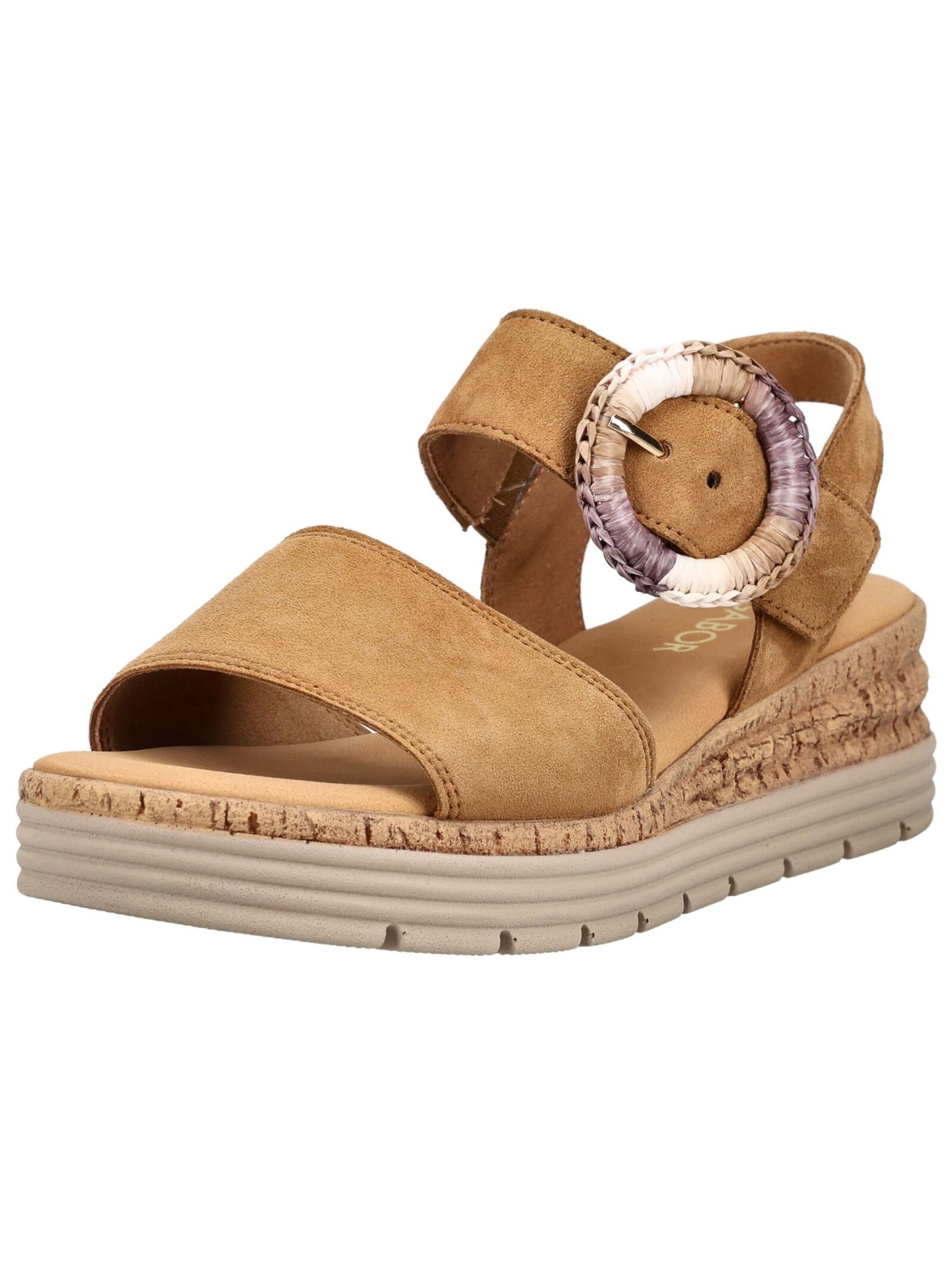 Sandales GABOR en marron : devant