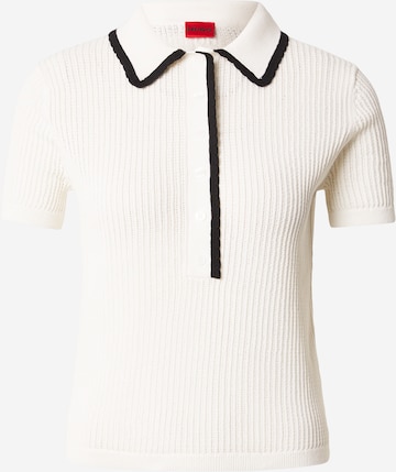 HUGO Neulepaita 'Slysa' värissä valkoinen: etupuoli