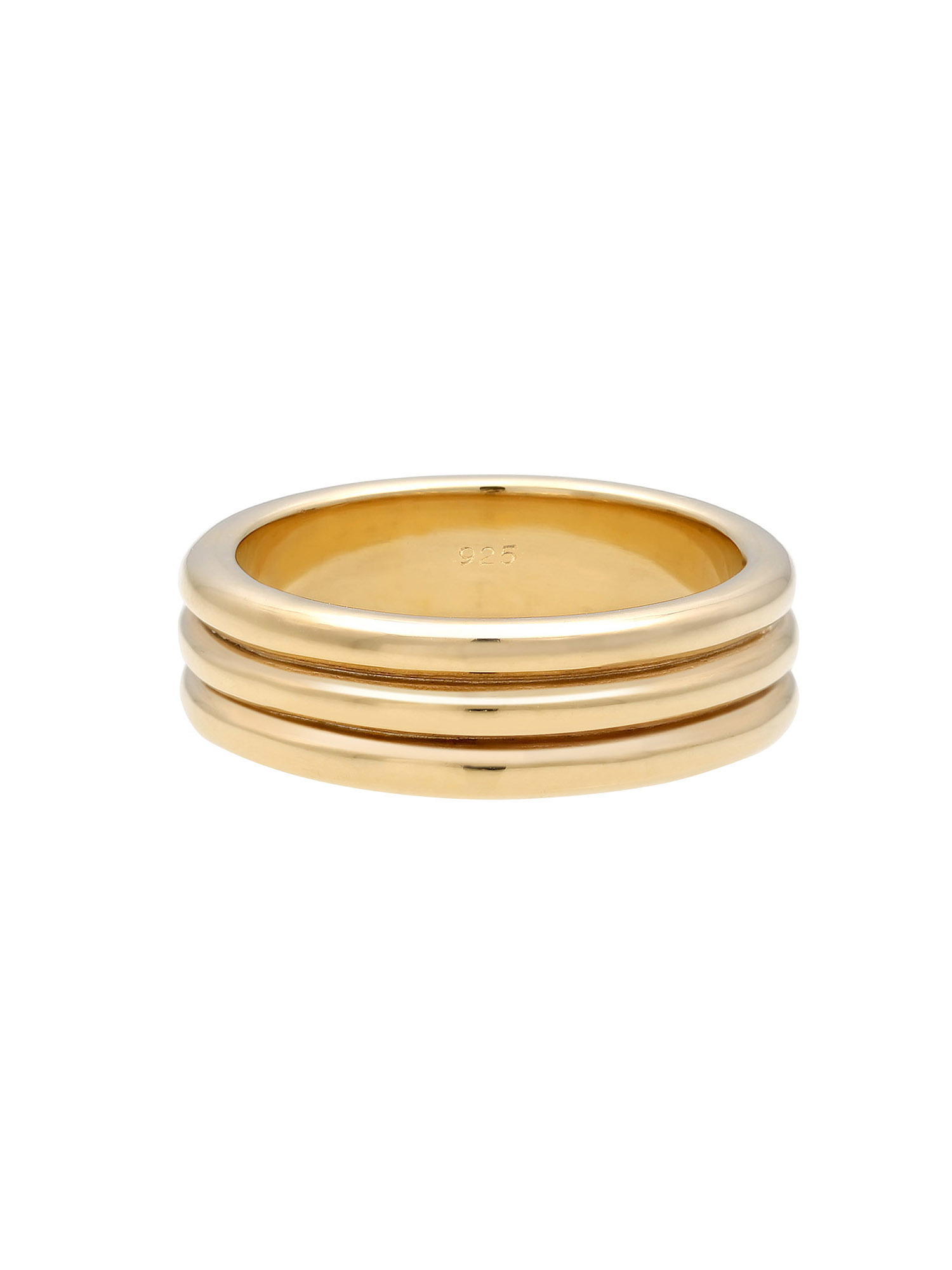 ELLI PREMIUM Ring Paarring in Gold 