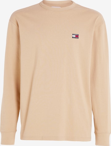 T-Shirt Tommy Jeans en beige : devant