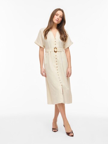 VILA Kleid 'VILinnen' in Beige