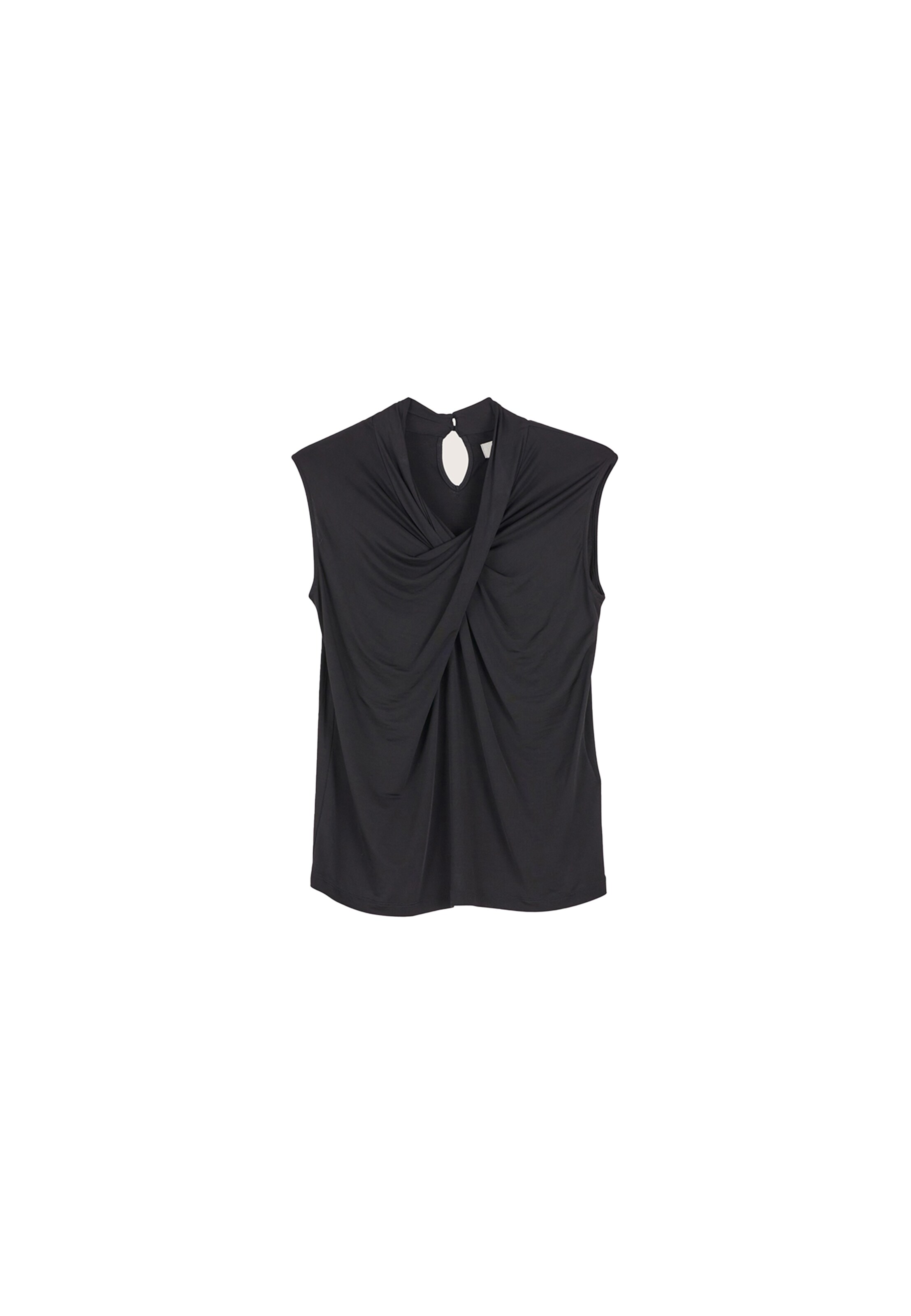 Camicia da donna 'Tixy' di Camomilla Italia in nero: frontale