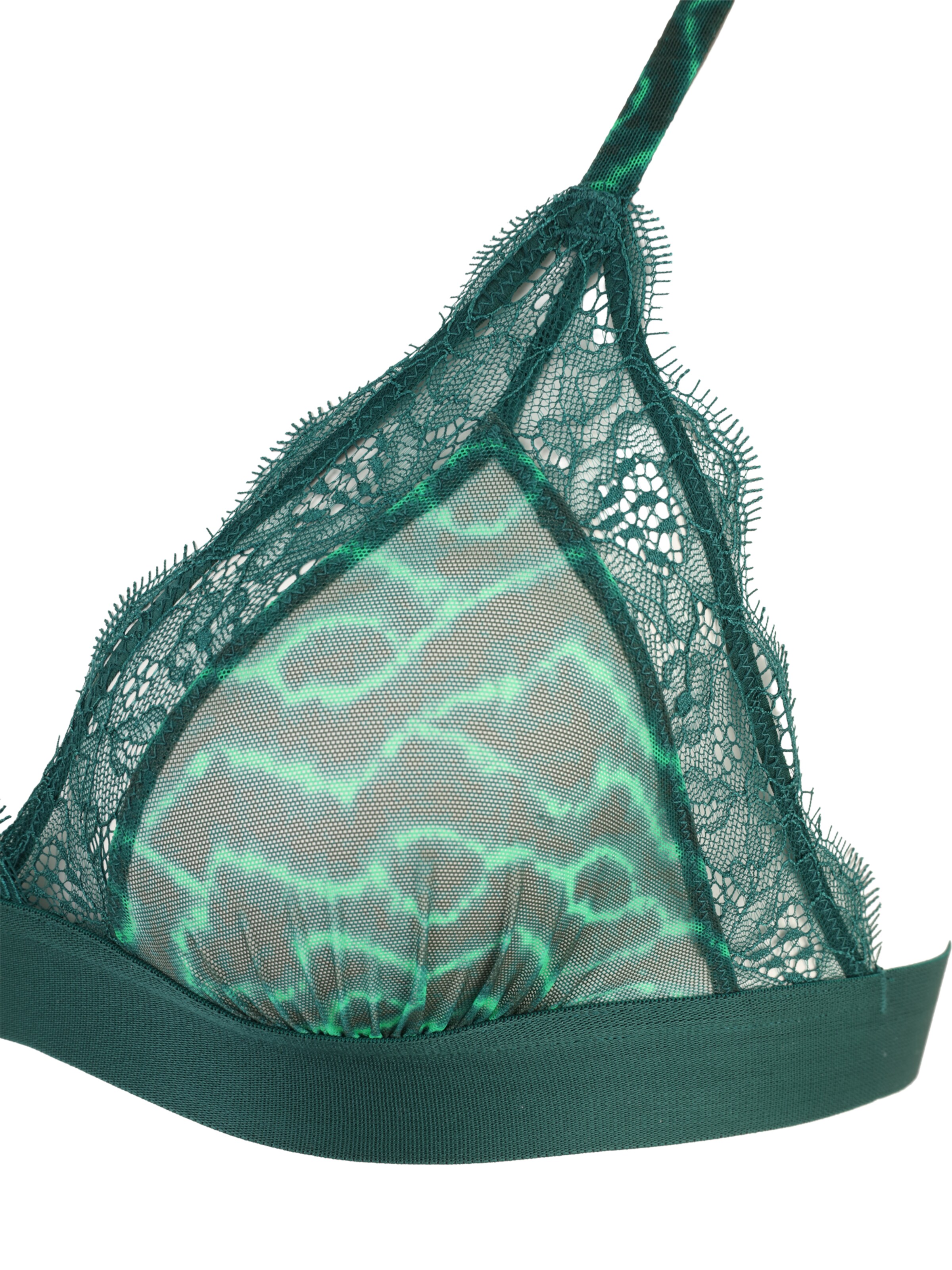 Triangolo Reggiseno di LOVE Stories in verde