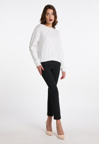 Pull-over 'Tylin' faina en blanc