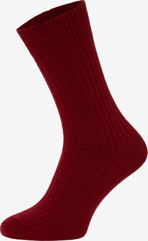 HomeOfSocks Socks 'HOS72' in Red: front