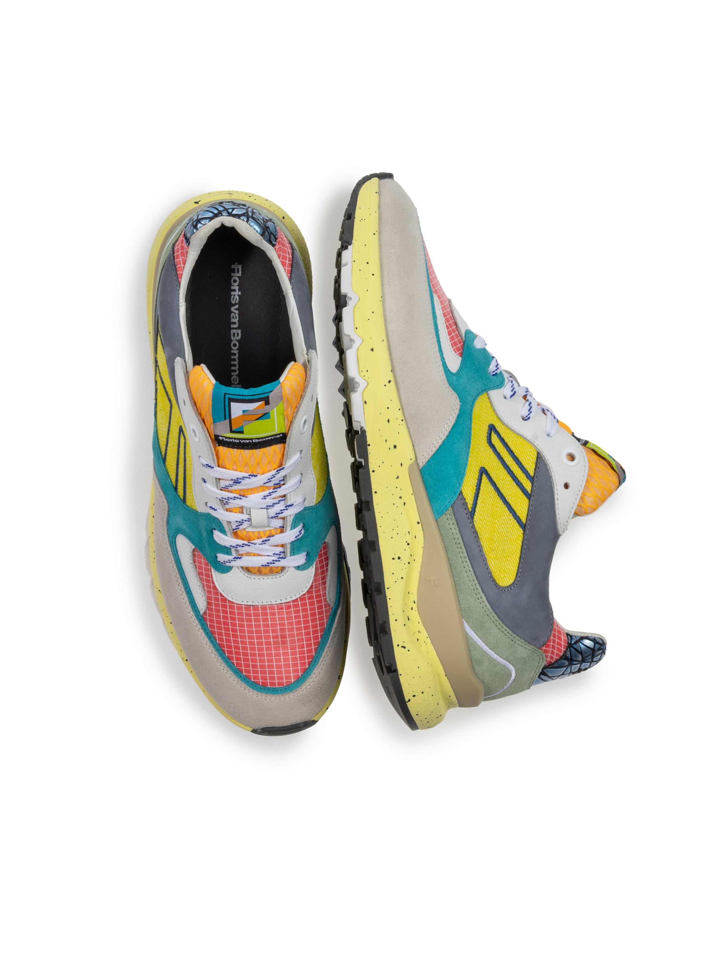 Floris van Bommel Sneaker 'DE TREENER 06' in Gelb