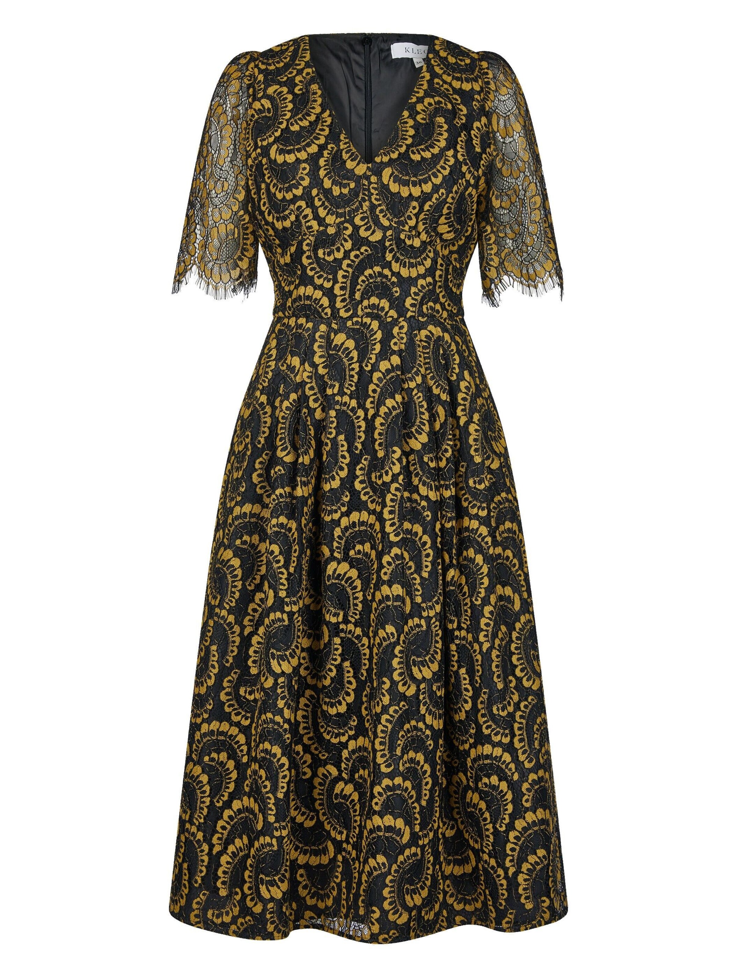 KLEO Kleid in Schwarz: Vorderseite