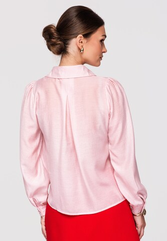 Ombre Bluse in Pink