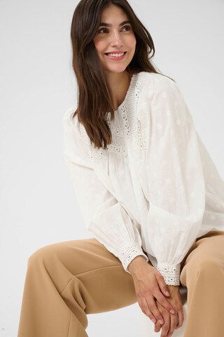 Chemisier 'Lena' CULTURE en blanc