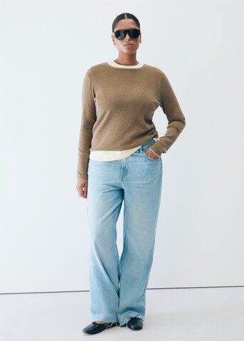 MANGO Pullover 'LUCCAPK' in Braun