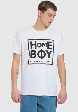 HOMEBOY Shirt ' T-Shirt TAKE YOU HOME TEE ' in White: front