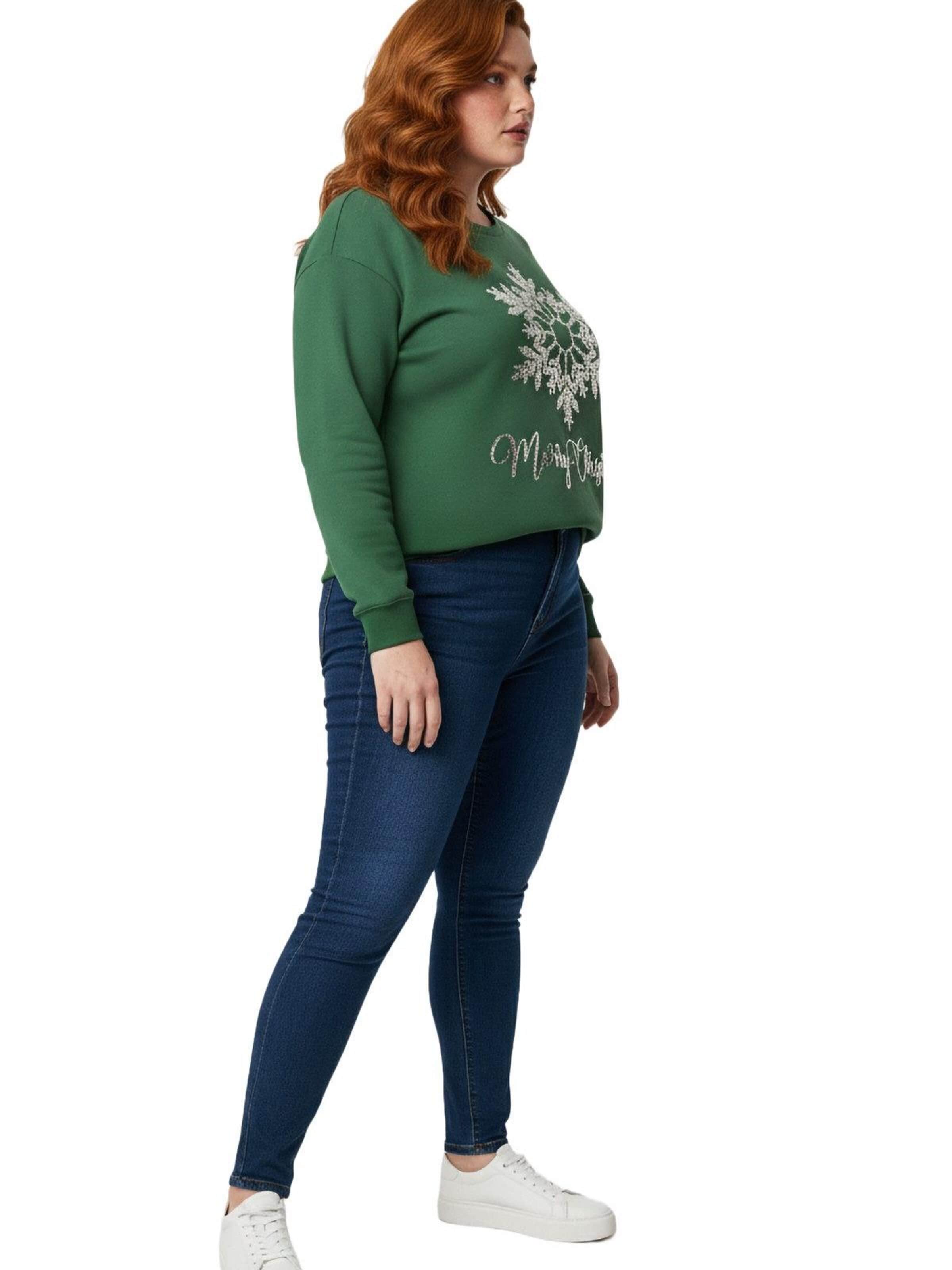 Shape Of You Sweatshirt‌ in Grün