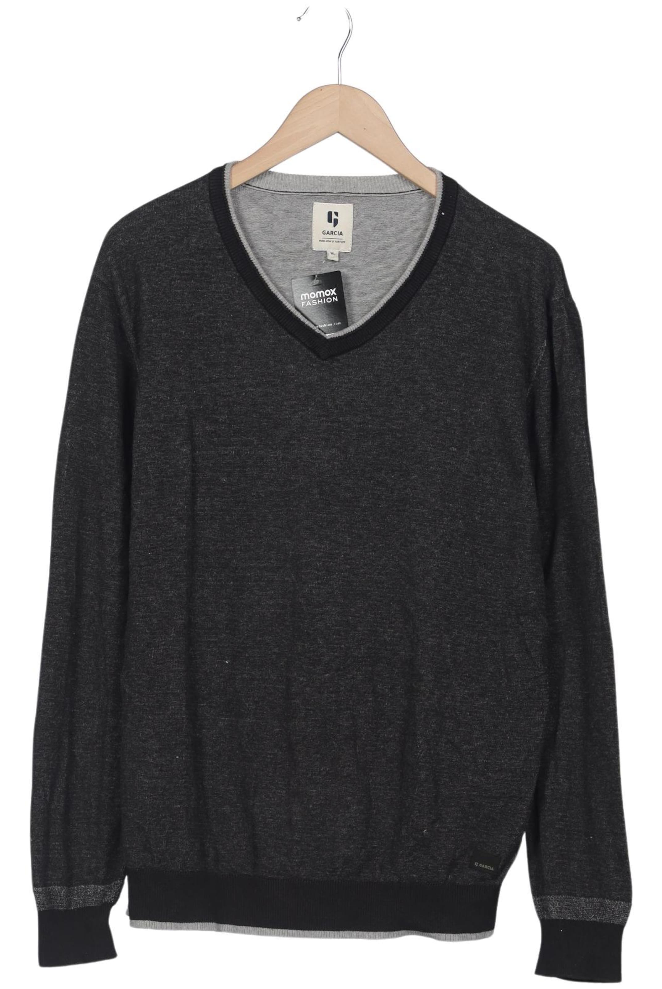 GARCIA Sweater & Cardigan in XL in Grey: front