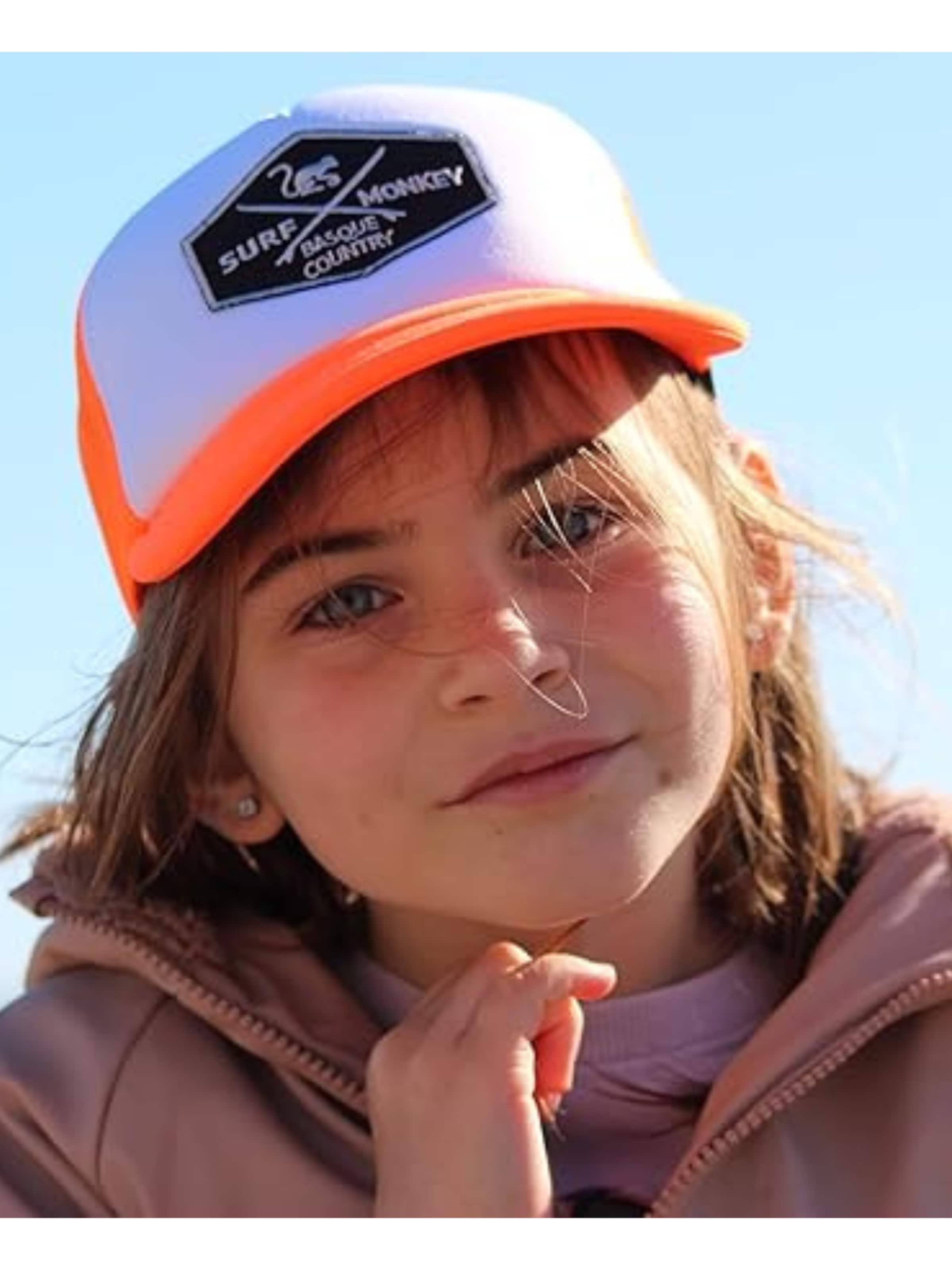 Surf Monkey Hat in Orange