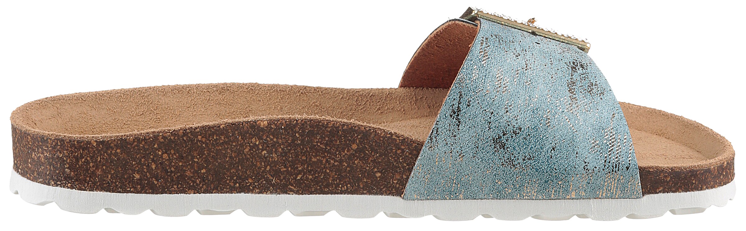 Aniston Mules in Blue