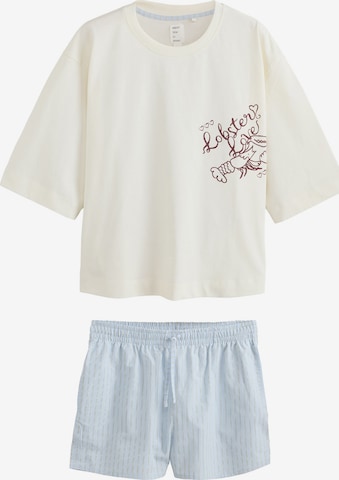 Shorty Next en beige : devant