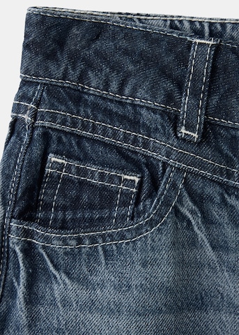 MANGO KIDS Baggy Džíny – modrá