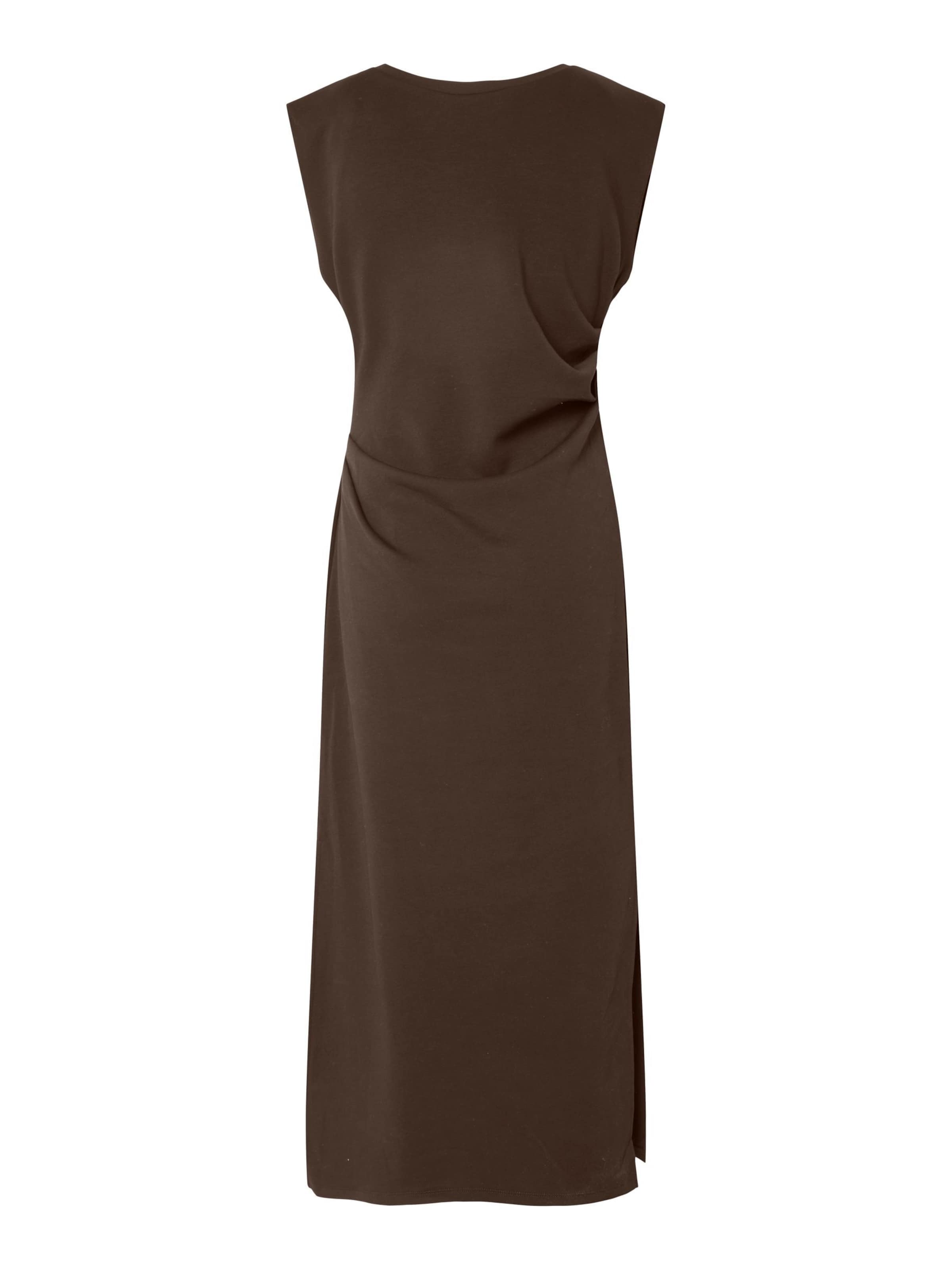 YAS Kleid 'YASPINA' in Braun: Vorderseite