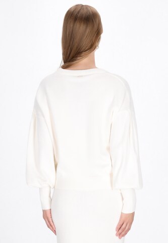 DreiMaster Klassik Sweater in White
