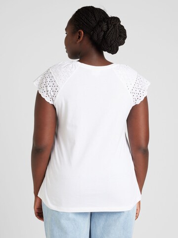 ONLY Carmakoma - Camisa 'XIANA' em branco