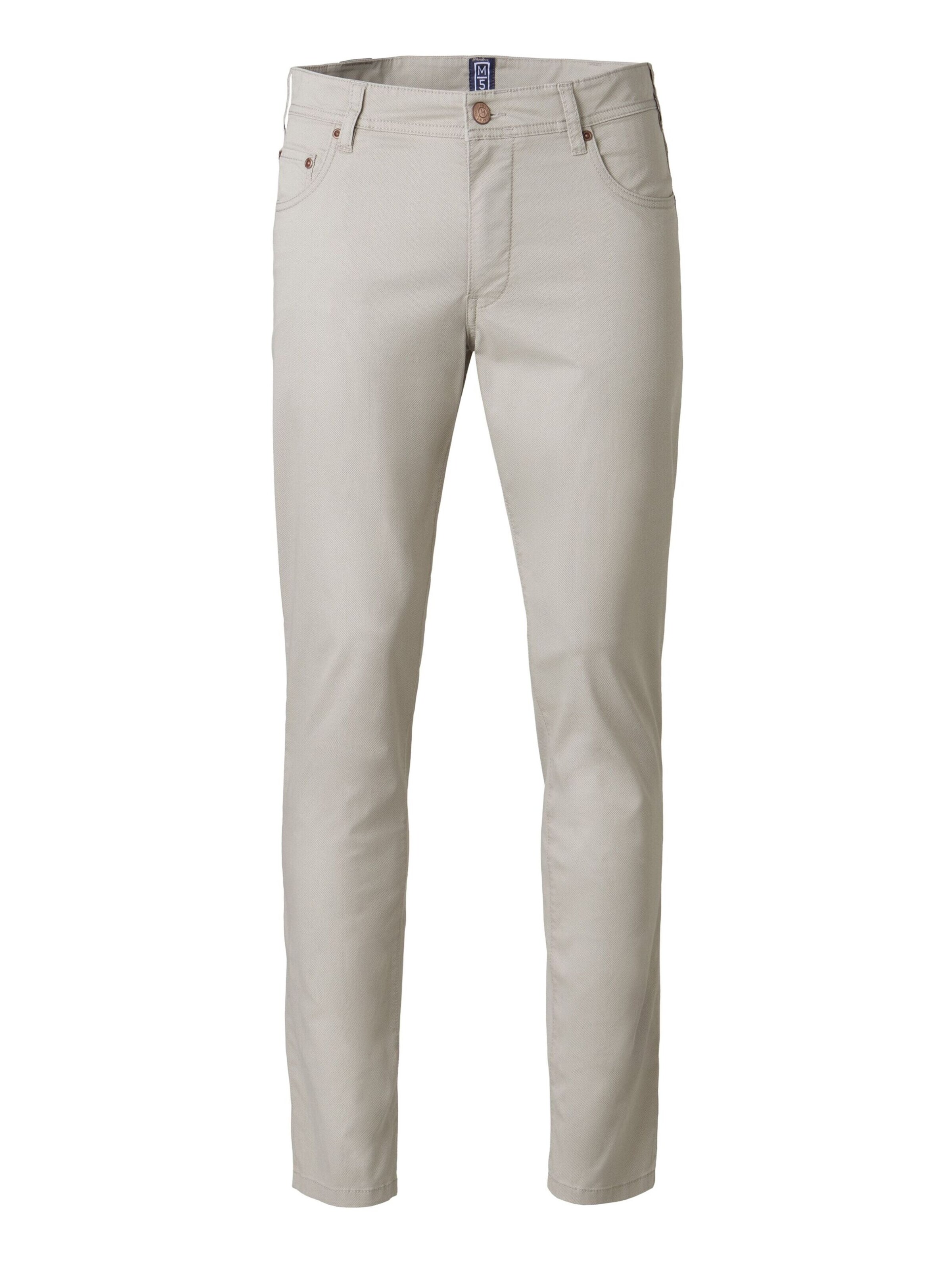 MEYER Regular Jeans 'M5 Five 1-6075' in Beige: Vorderseite