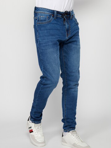 KOROSHI Regular Jeans in Blue: front