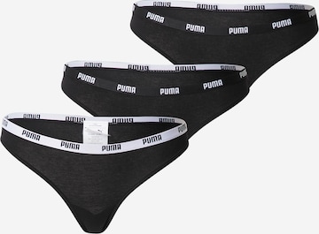 String PUMA en noir : devant