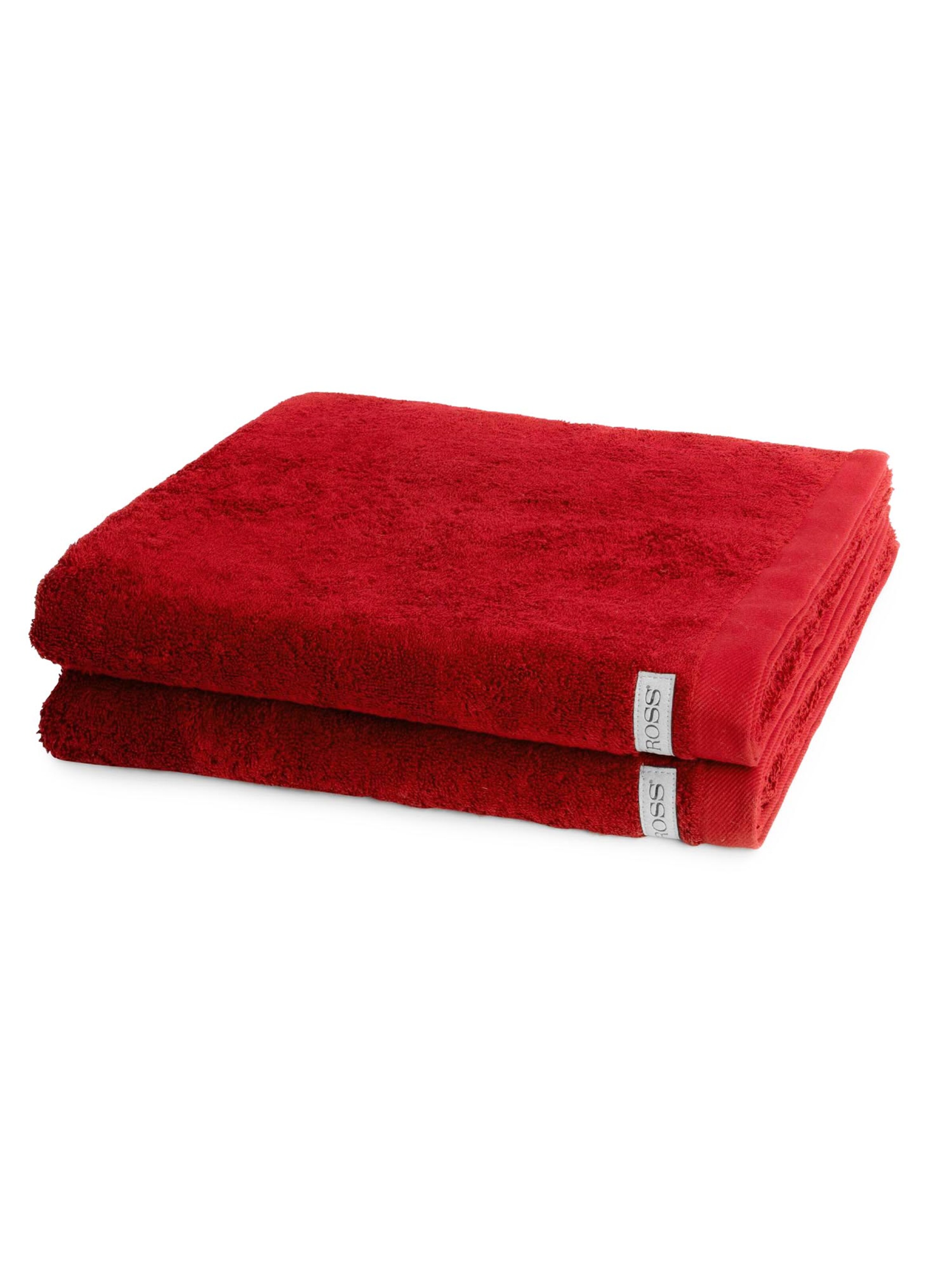ROSS Towel 'Sinfonie' in Red: front