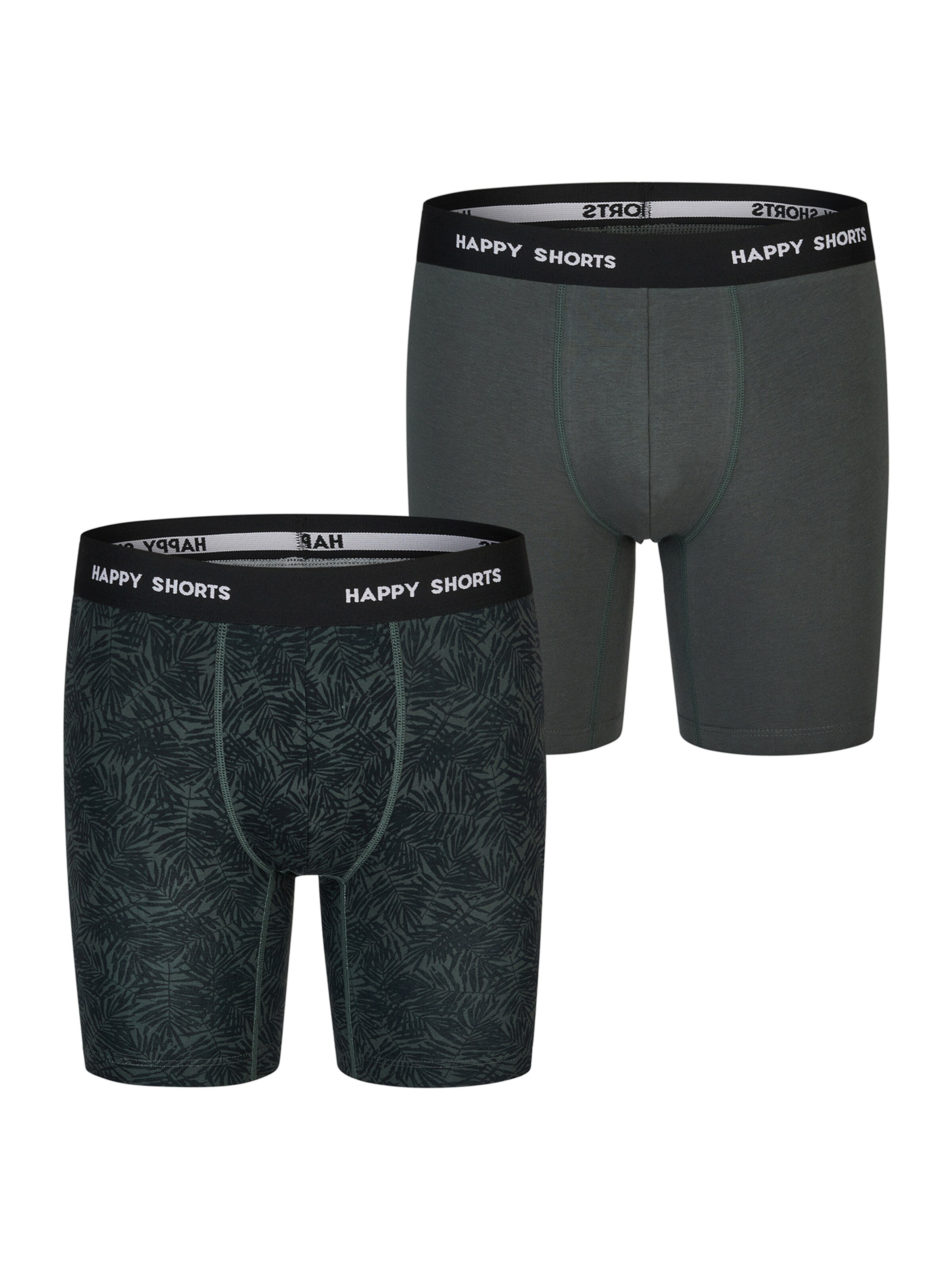 Boxers ' Jersey Boxer Briefs ' Happy Shorts en bleu : devant