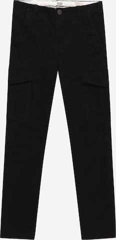 Jack & Jones Junior - Slimfit Pantalón 'Marco' en negro: frente
