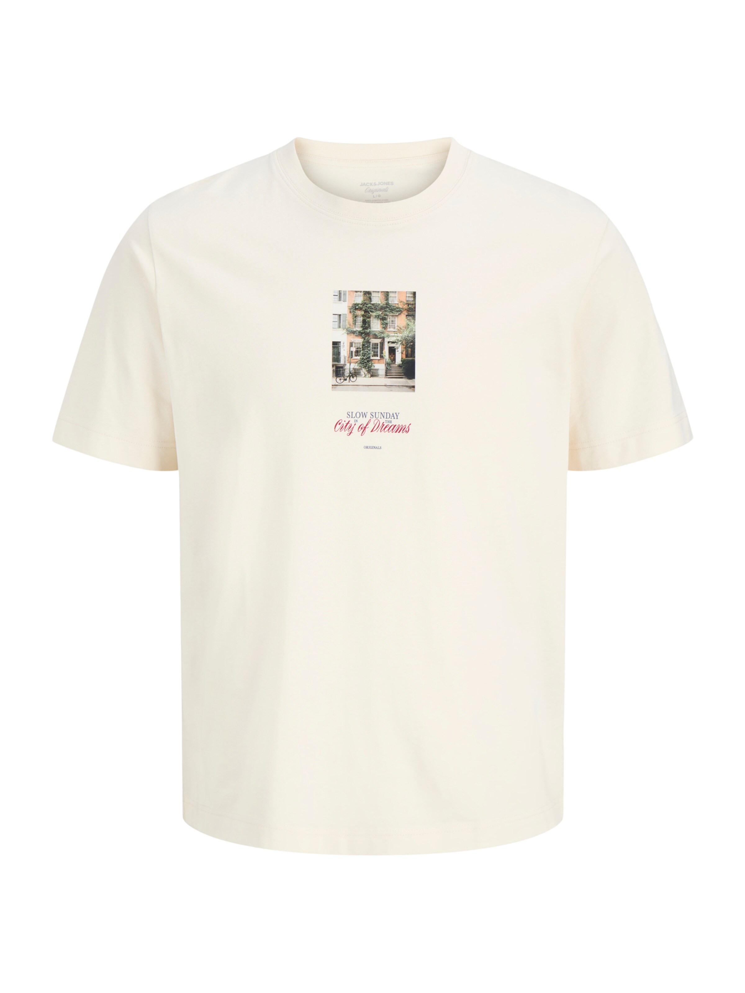 JACK & JONES T-Shirt 'JORFREDERIKSBERG' en S en vert / rouge / blanc, Vue avec produit