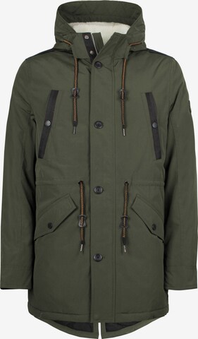 INDICODE JEANS Parka in Grün: Vorderseite