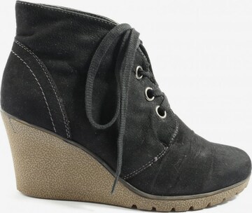 Street Super Shoes Keil-Stiefeletten in 40 in Black: front