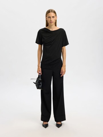 SELECTED - Camiseta en negro