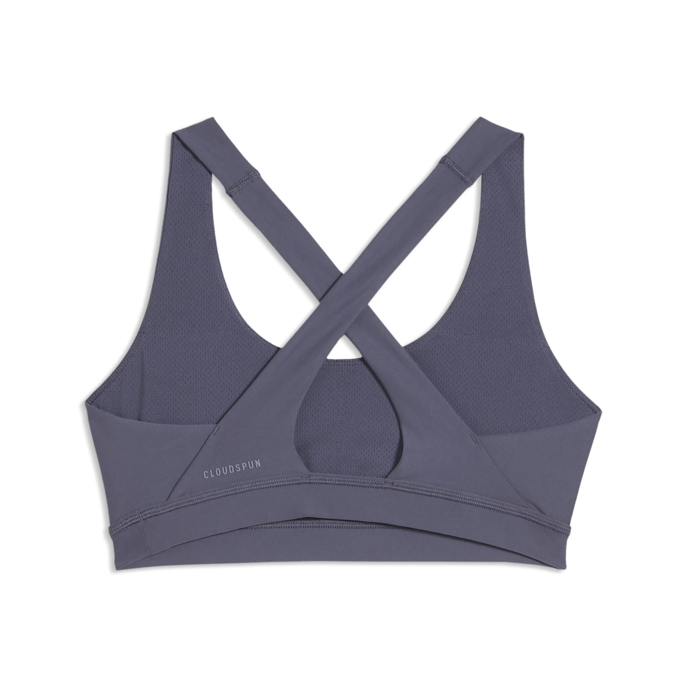 PUMA Bustier Sport bh 'Cloudspun' in Grijs