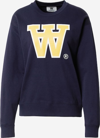 Sweat-shirt 'Jess' WOOD WOOD en bleu : devant