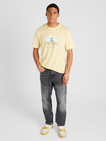 JACK & JONES T-Shirt 'CASEY' in Gelb