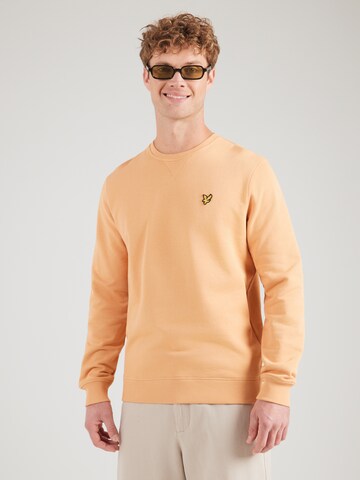 Lyle & Scott Sweatshirt in Orange: front