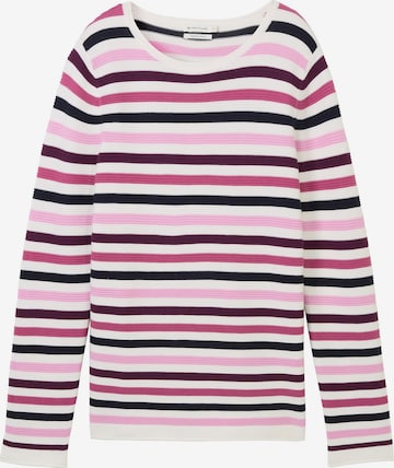 Pull-over TOM TAILOR en violet : devant