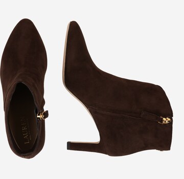 Lauren Ralph Lauren Bootie 'ISABELLE' in Brown