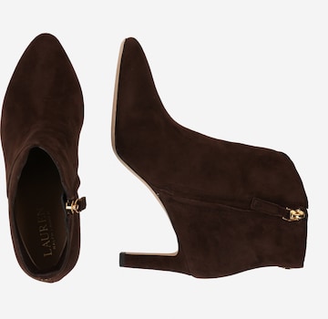 Lauren Ralph Lauren Ankle Boots 'ISABELLE' in Brown