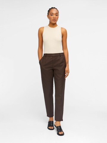 OBJECT Slim fit Pants 'Belle Lisa' in Brown