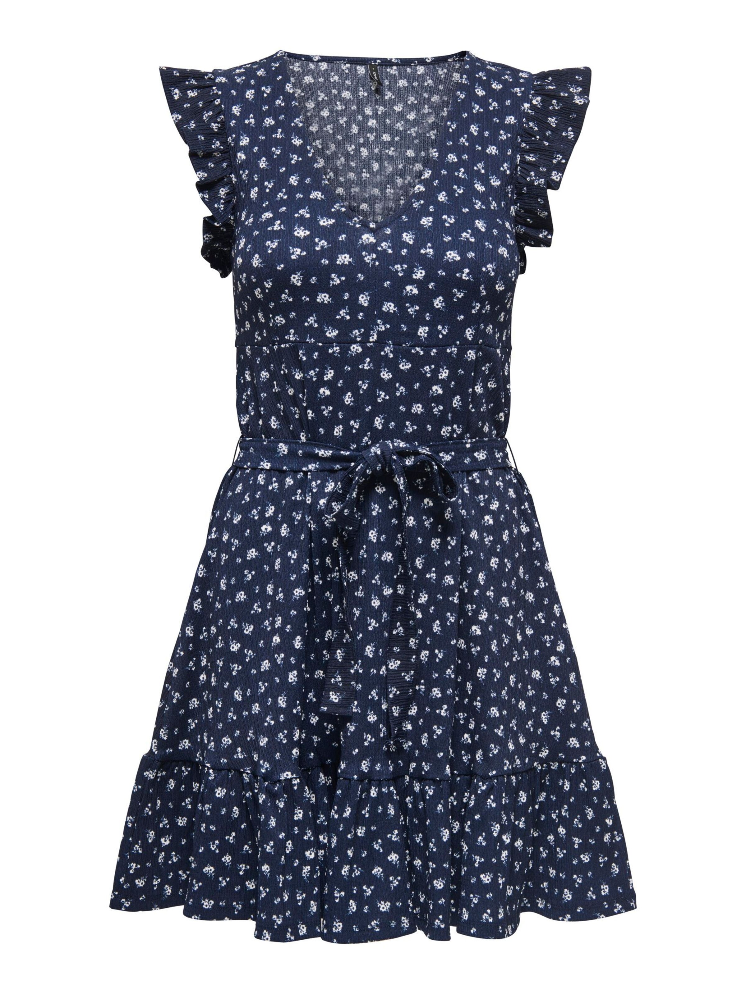Robe 'ONLHillary' ONLY en bleu : devant