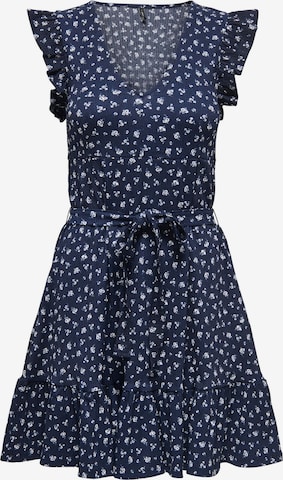 Robe 'ONLHillary' ONLY en bleu : devant