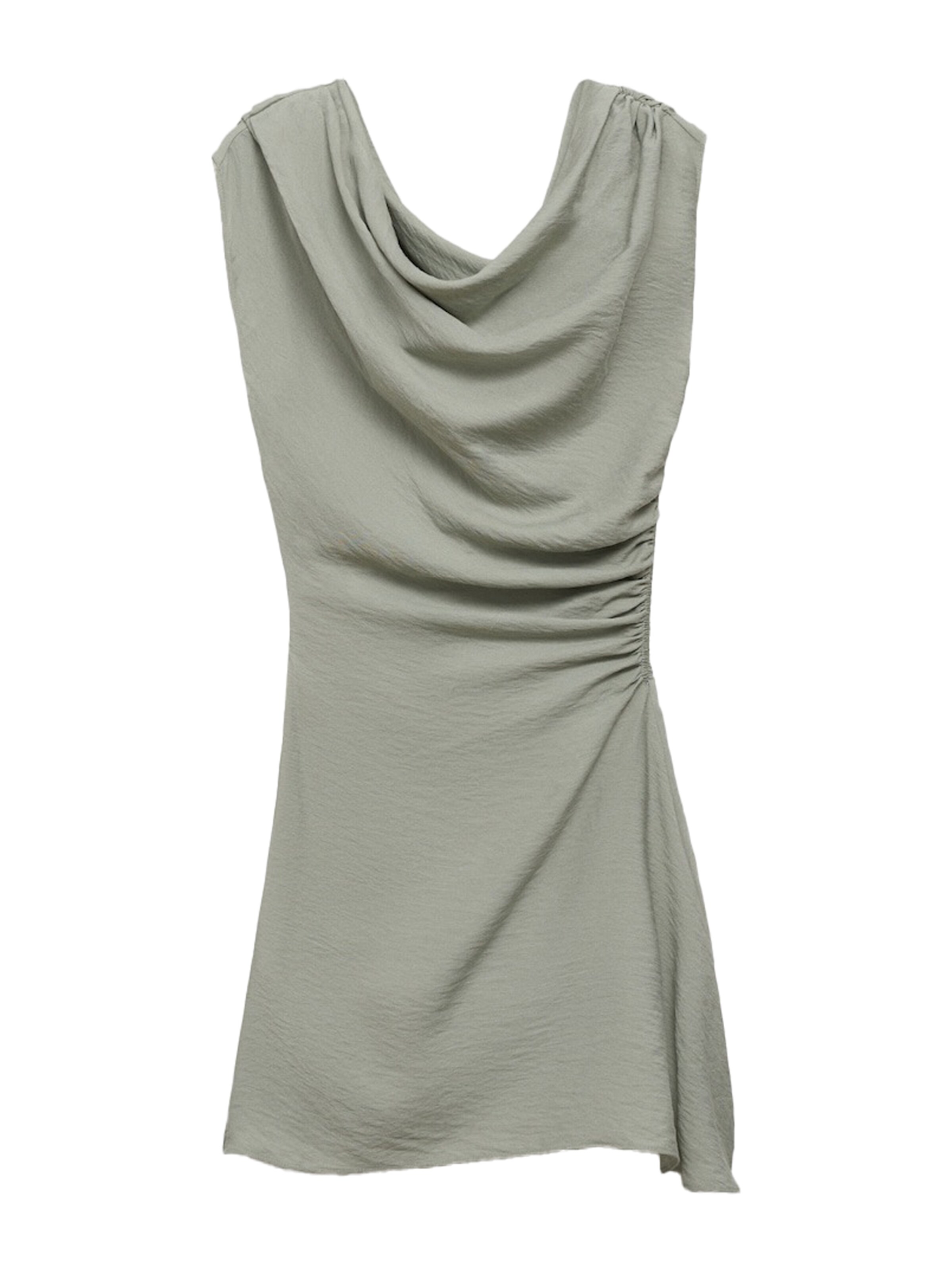 MANGO Jurk 'Leandra' in Groen: voorkant