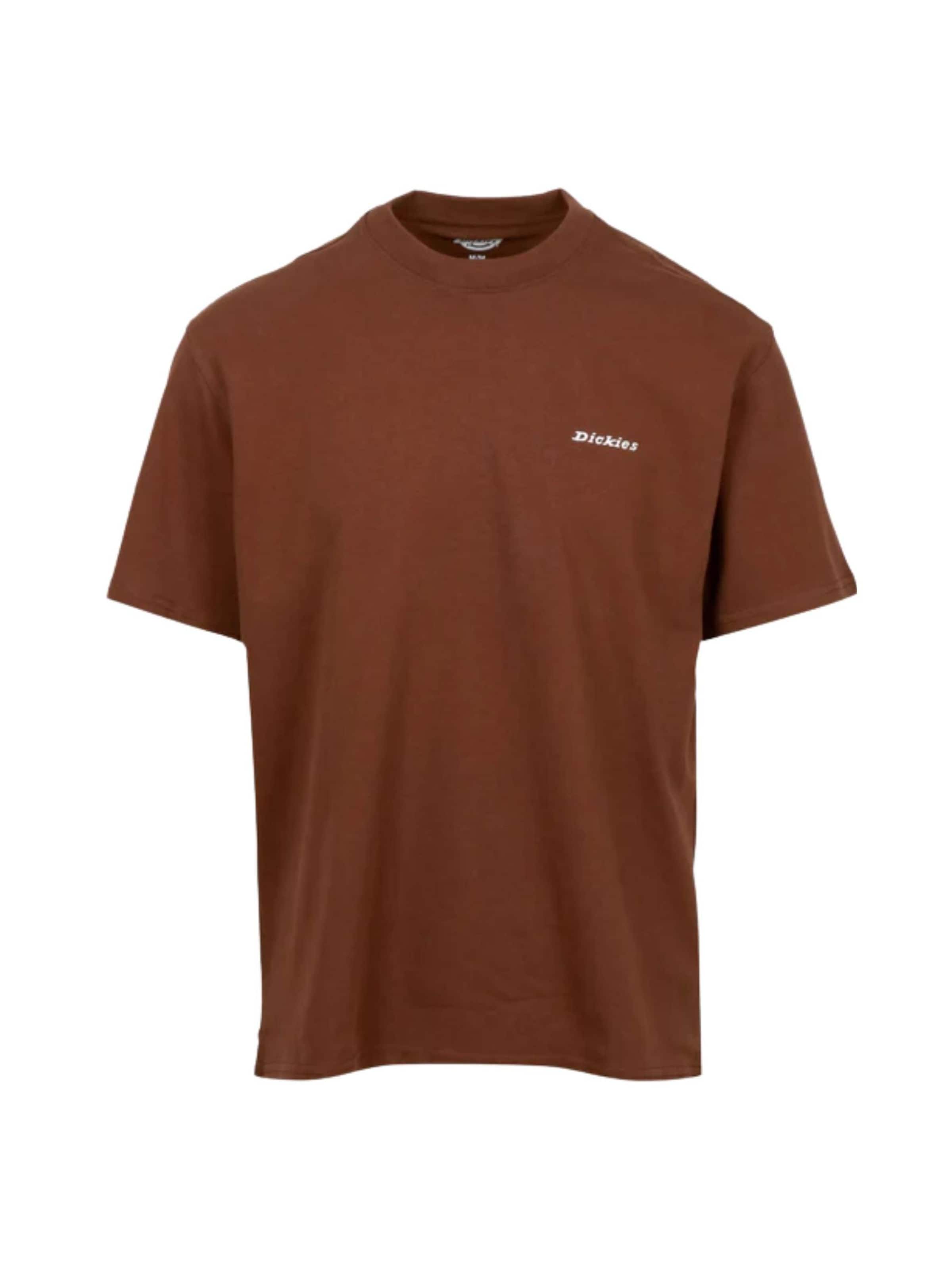 DICKIES Shirt 'DICKIES LORETTO SS' in Bruin: voorkant