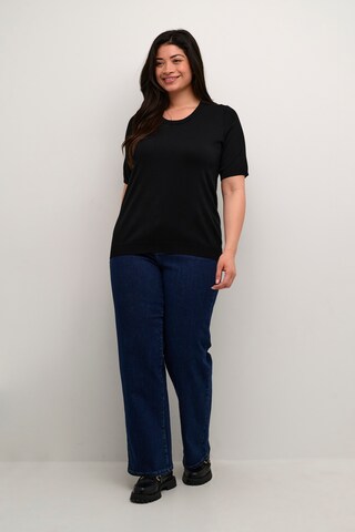 KAFFE CURVE Sweater 'KC Lizzy' in Black