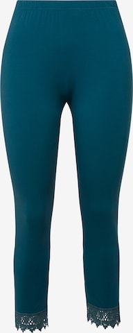 Ulla Popken Leggings in Grün: Vorderseite