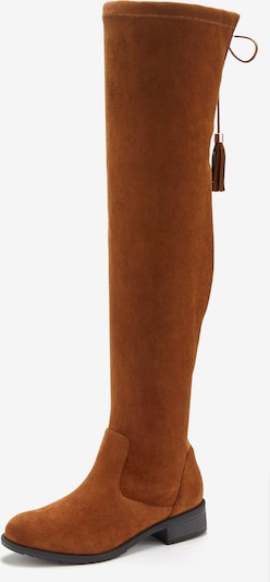 LASCANA Čizme iznad koljena u oker, Pregled proizvoda